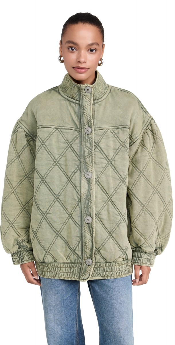 Free People Juno Jacket Laurel Oak