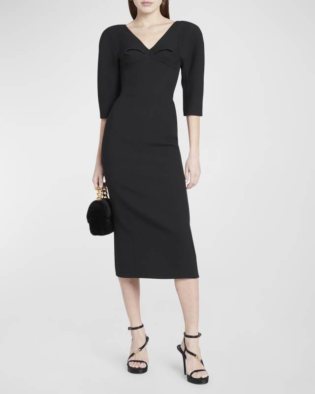 Enver Satin Cocktail Dress