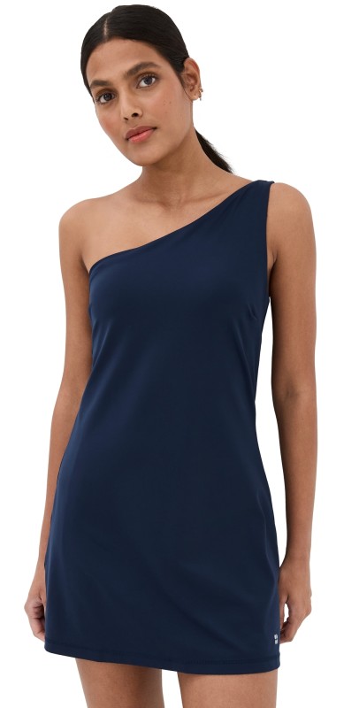 Sweaty Betty All Round Asymmetrical Dress Navy Blue
