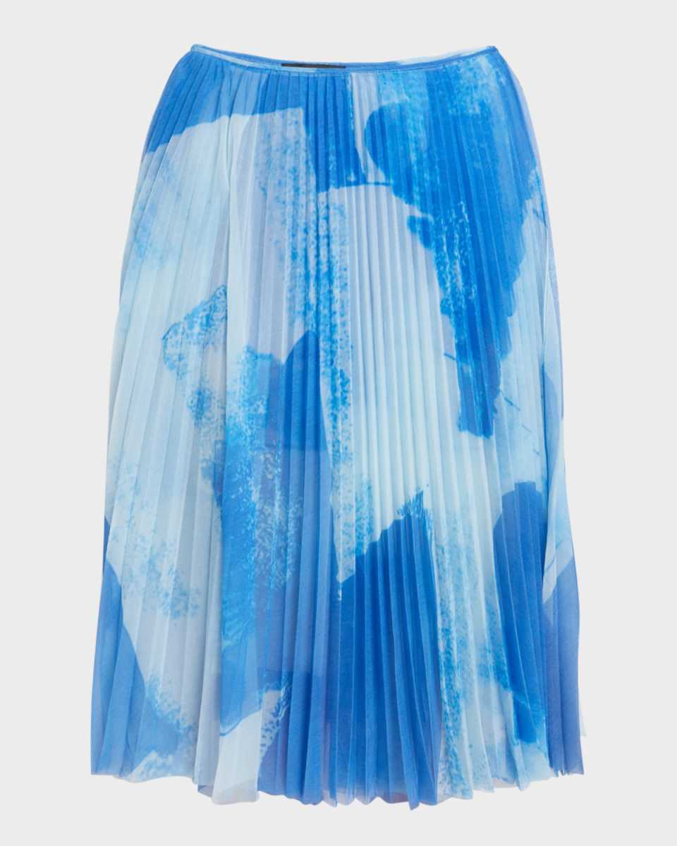 Judy Printed Pleated Jersey