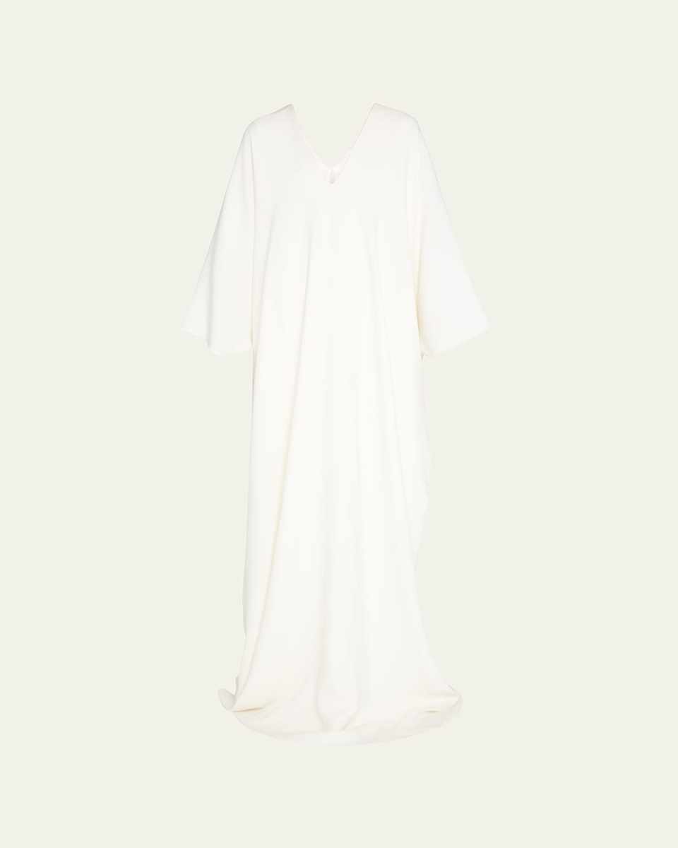 Meelo Plunging Silk Gown