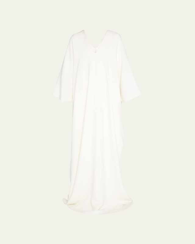 Meelo Plunging Silk Gown