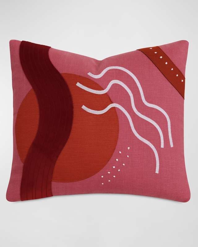 Amelie Handcrafted Decorative Pillow, 15" x 18"