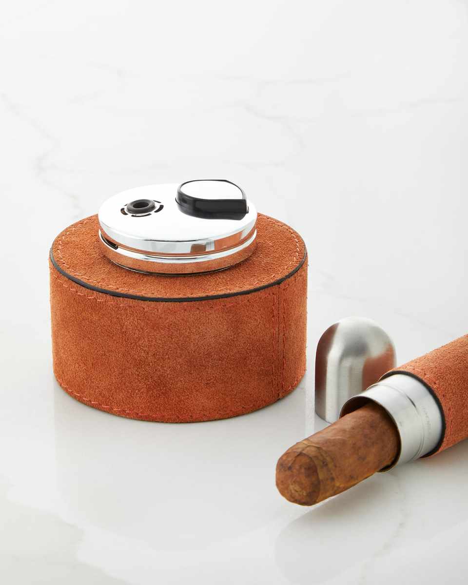 Montego Suede Table Lighter