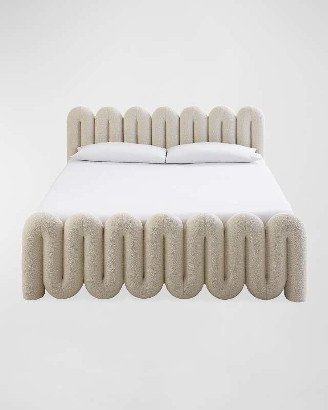 Serpentine King Bed