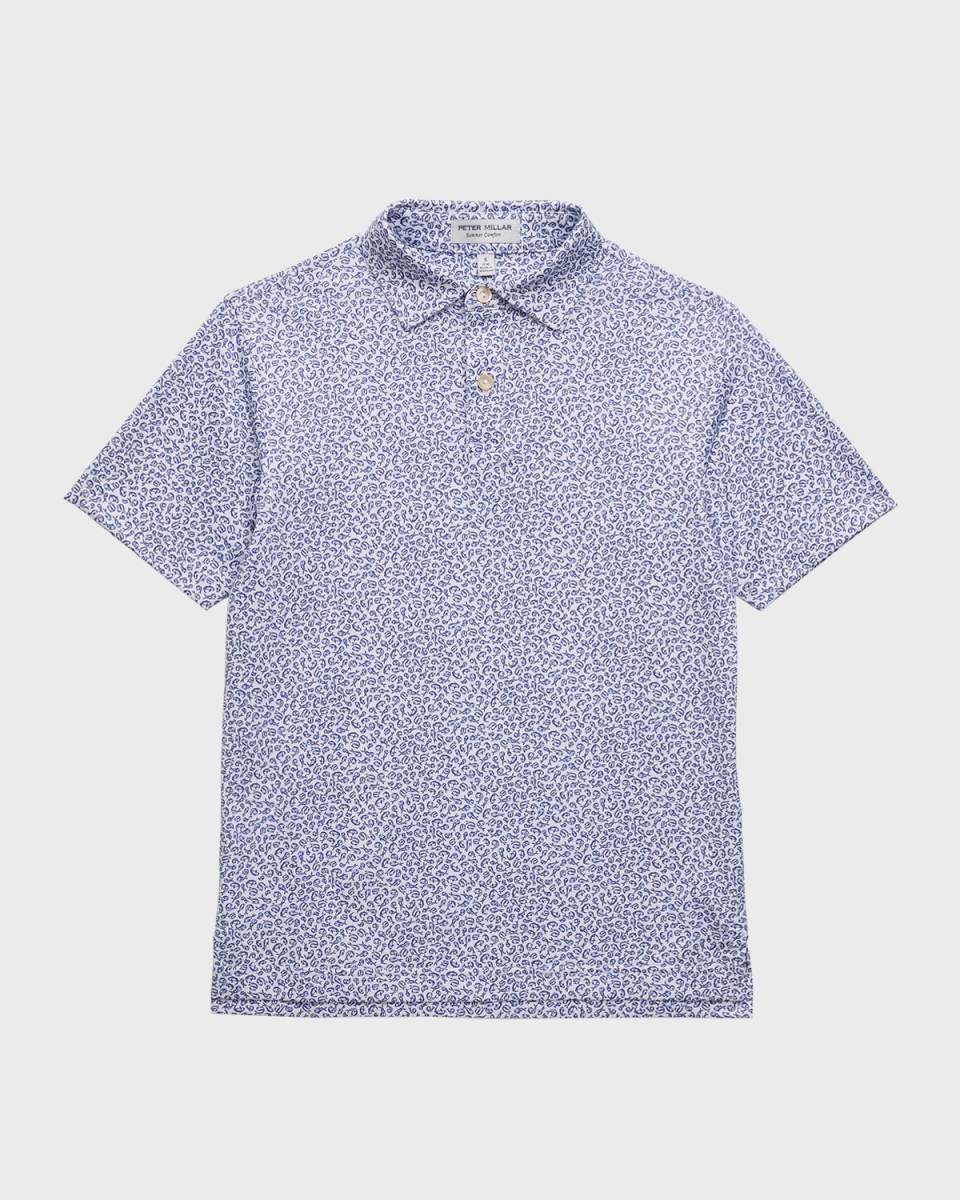 Boy's Mahi Mahi-Print Polo Shirt, Size XS-XL