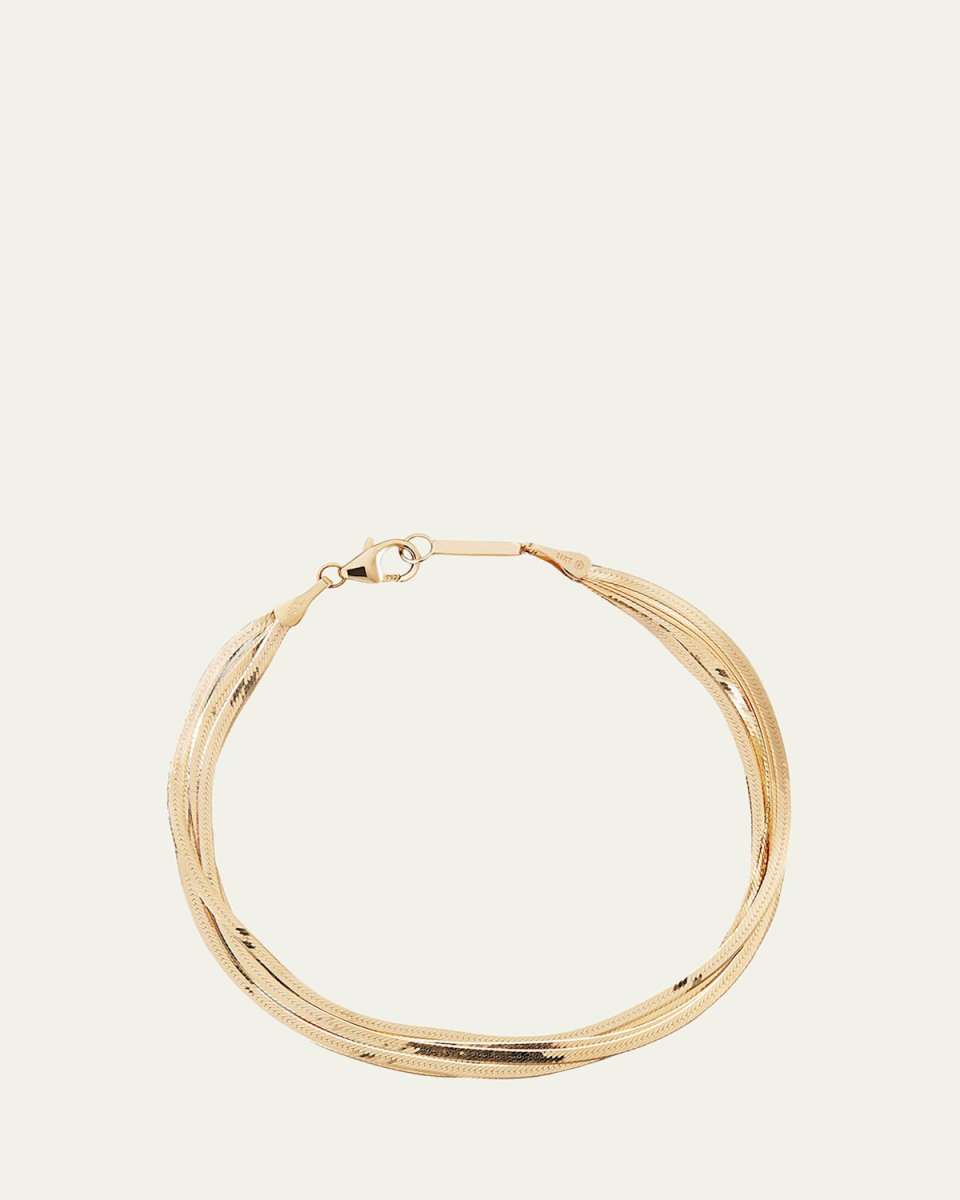 14k Liquid Gold 3-Strand Bracelet
