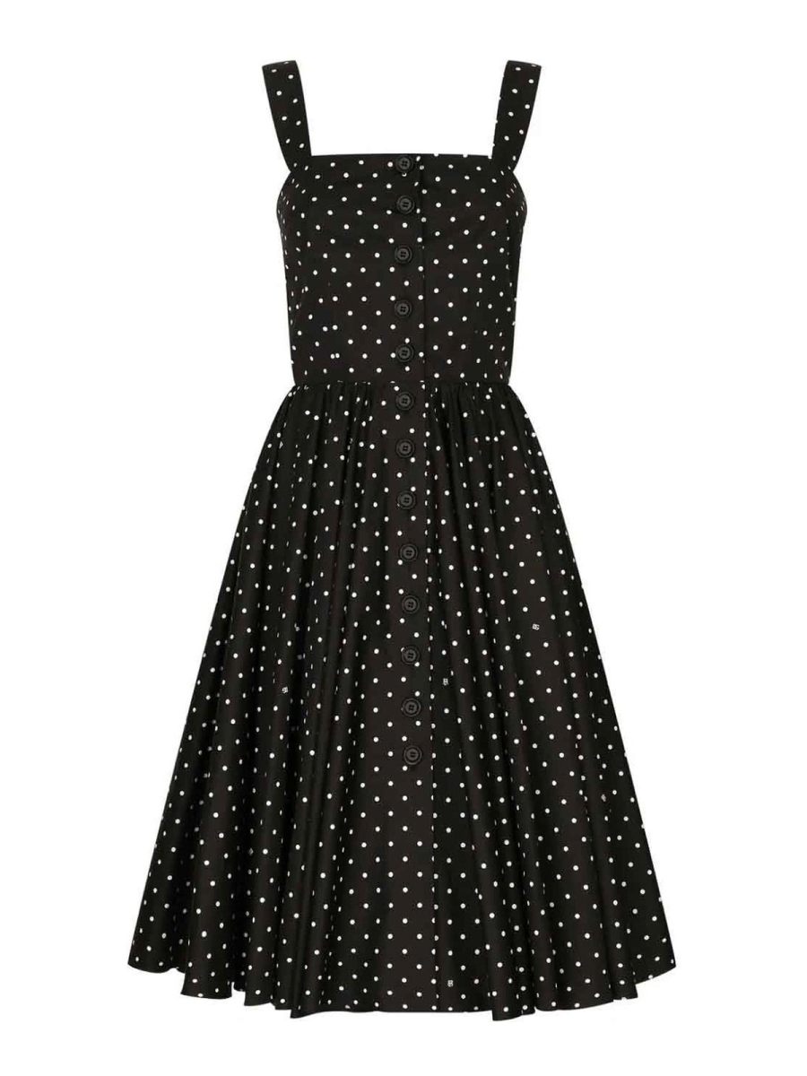 Dolce & Gabbana Robe Au Genou - Noir