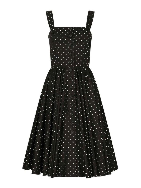 Dolce & Gabbana Robe Au Genou - Noir