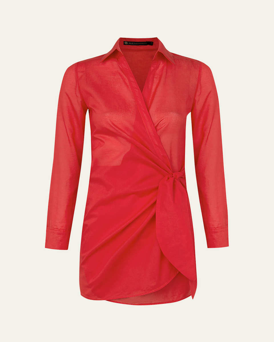 Solid Lia Short Coverup