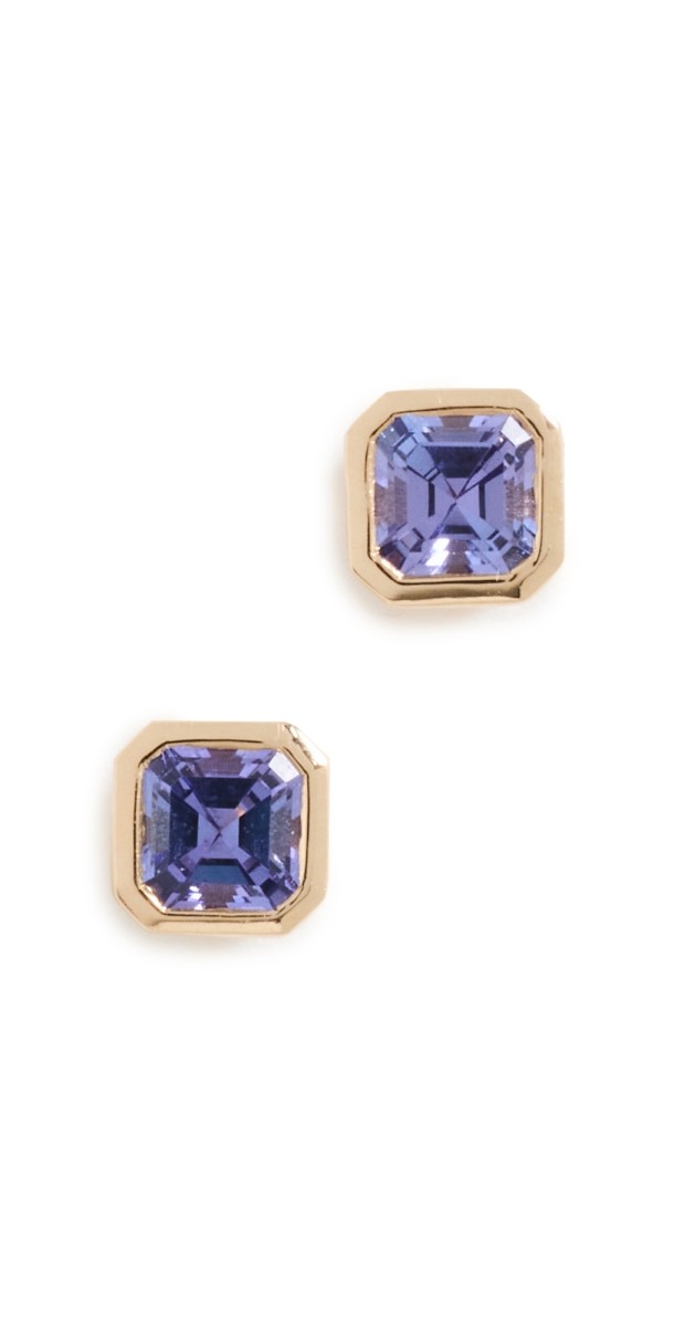 Ariel Gordon Jewelry Petite Asscher Studs Iris