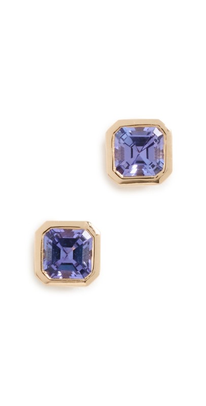 Ariel Gordon Jewelry Petite Asscher Studs Iris