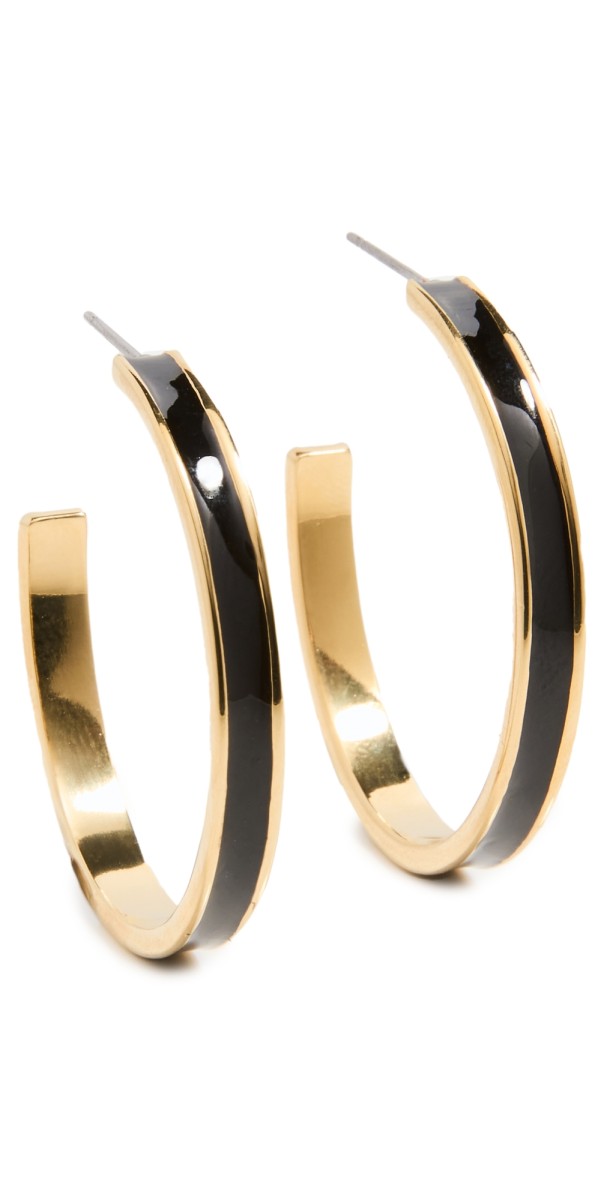 Isabel Marant Casablanca Boucle d'Oreill Hoops Black