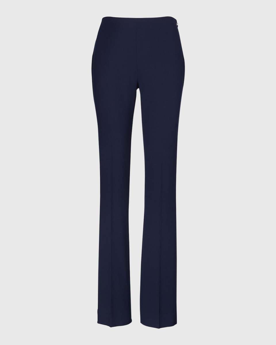 Alandra Straight-Leg Wool Pants
