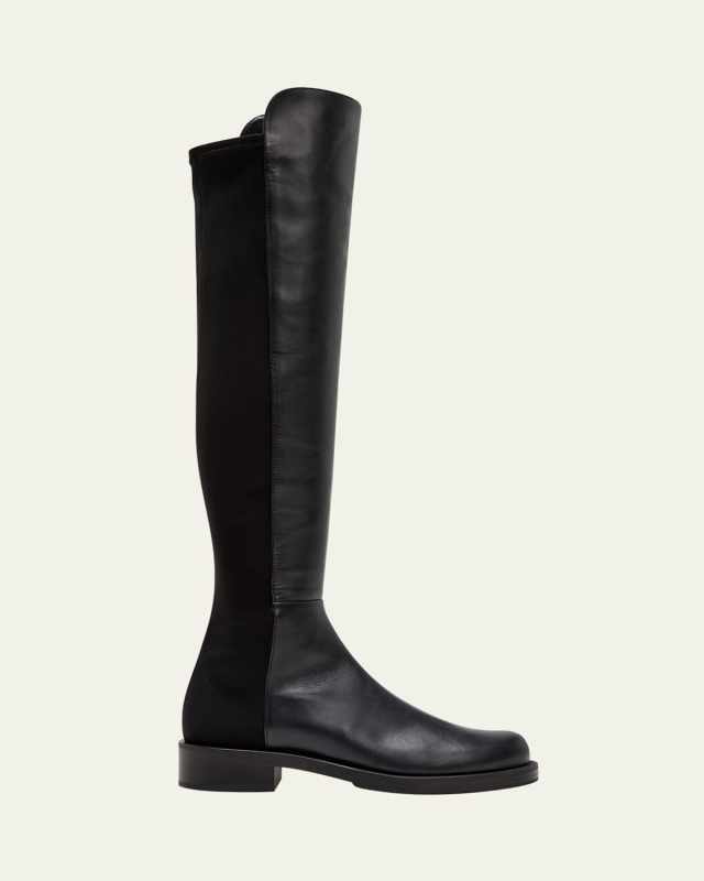 5050 Bold Leather Over-The-Knee Boots
