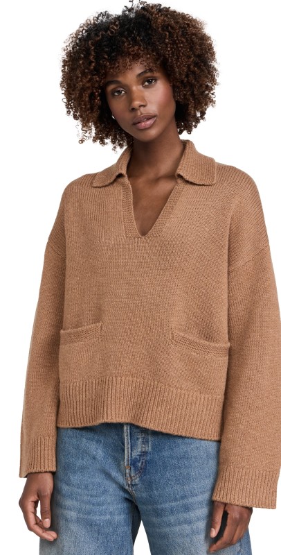 rag & bone Danica Polo Camel