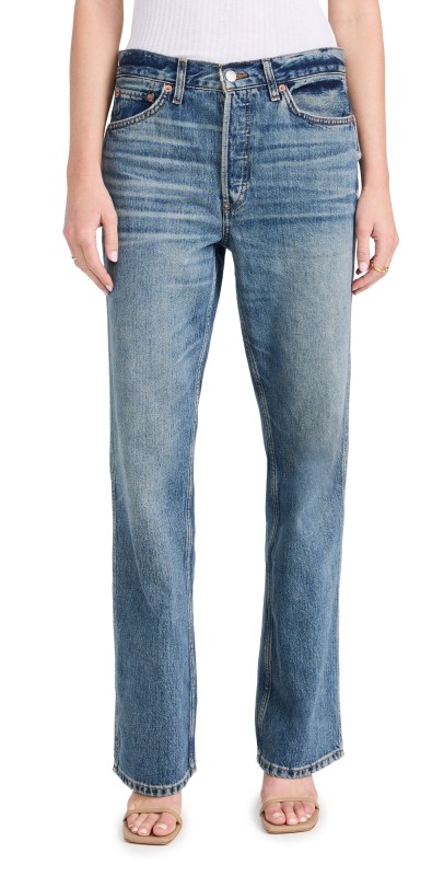 RE/DONE Relaxed Long Jeans Crafted Indigo