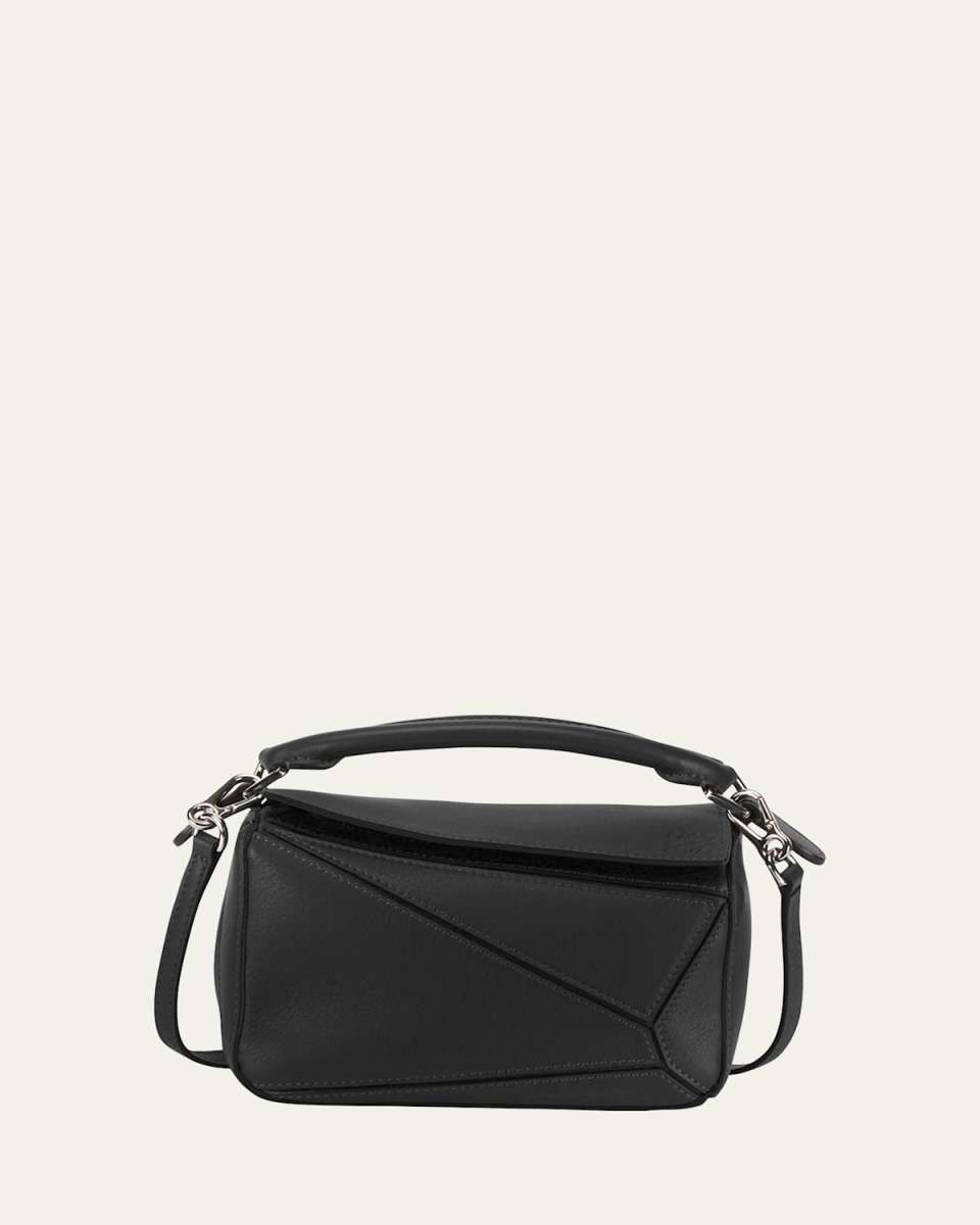 Puzzle Mini Top-Handle Bag in Leather