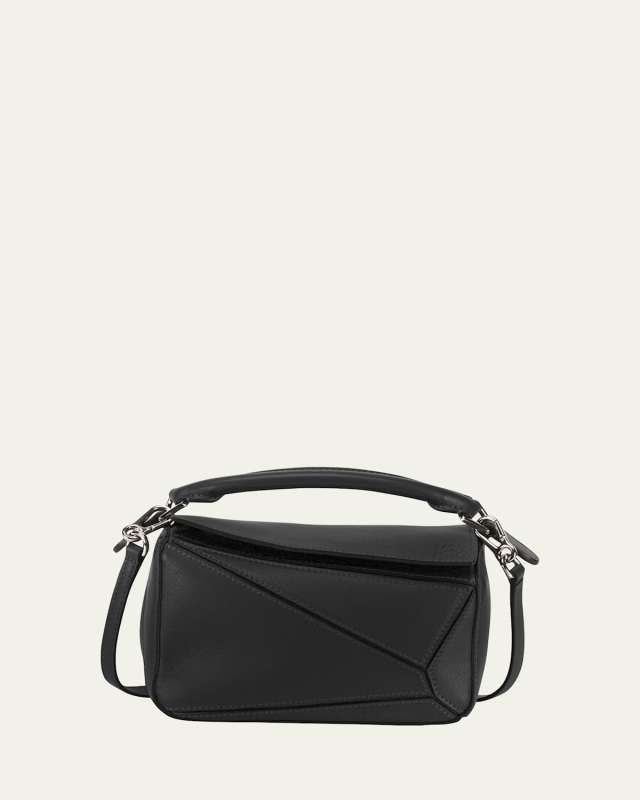 Puzzle Mini Top-Handle Bag in Leather