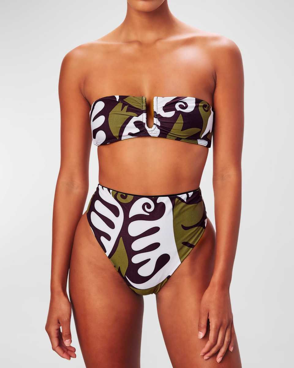 Imina High-Waist Bikini Bottoms