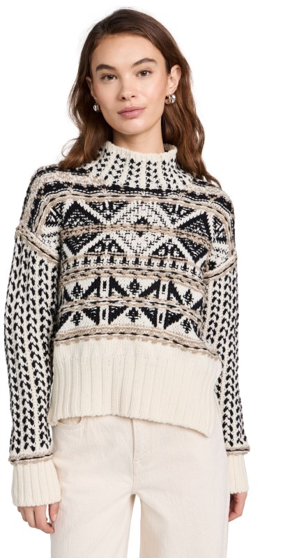 Splendid Vail Sweater Black Multi
