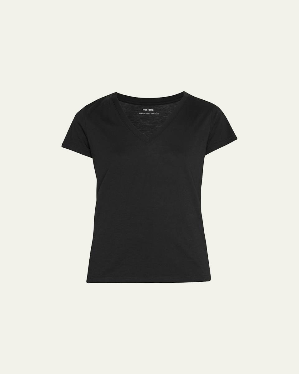 Essential Pima Cotton V-Neck T