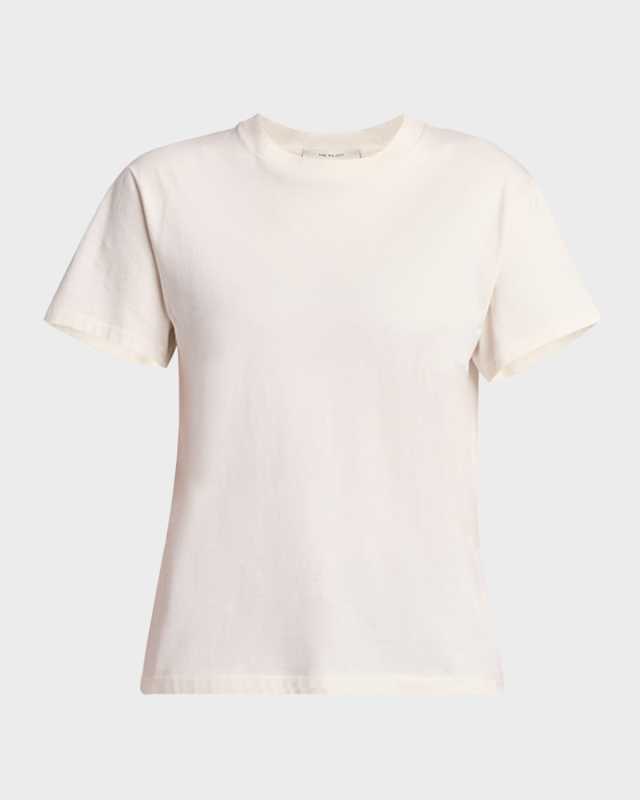 Calibi Brushed Cotton Silk Jersey T-Shirt