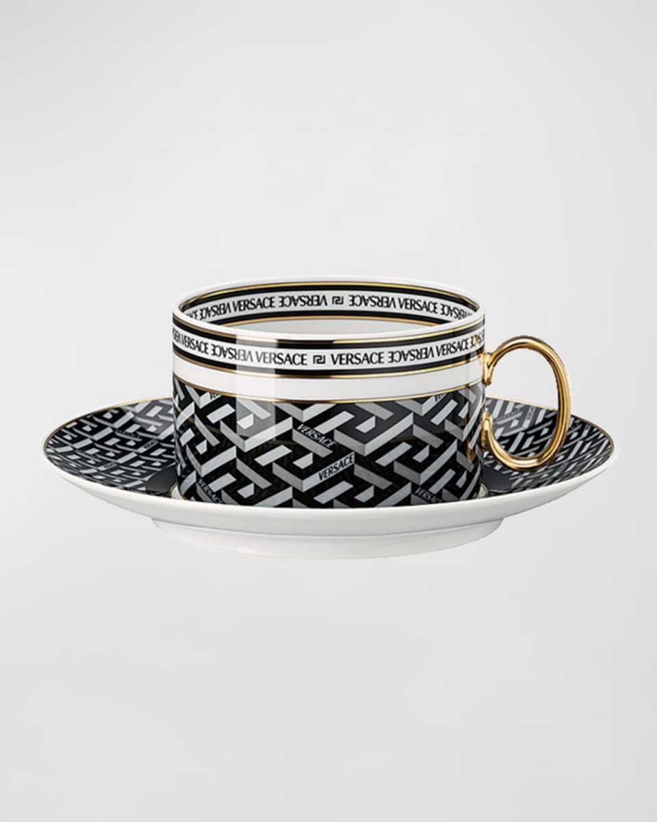 La Greca Signature Teacup & Saucer Set