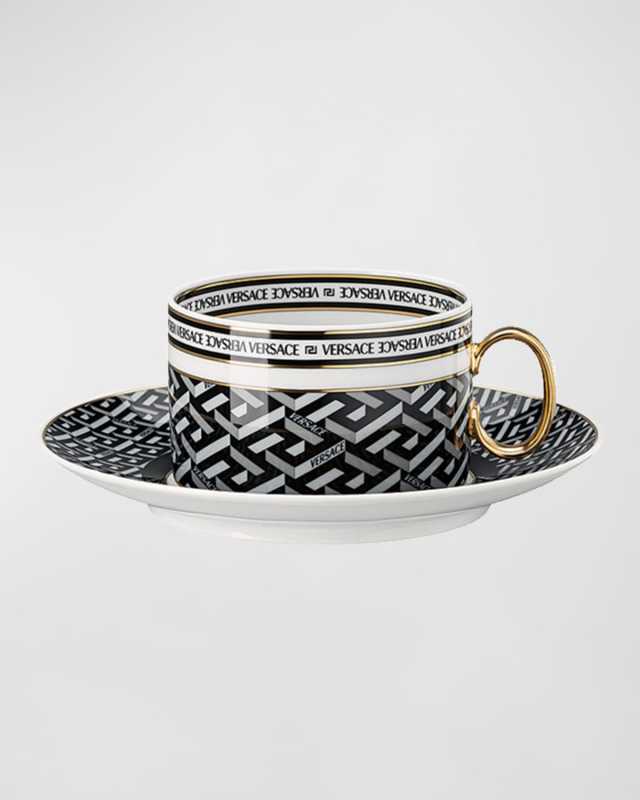 La Greca Signature Teacup & Saucer Set