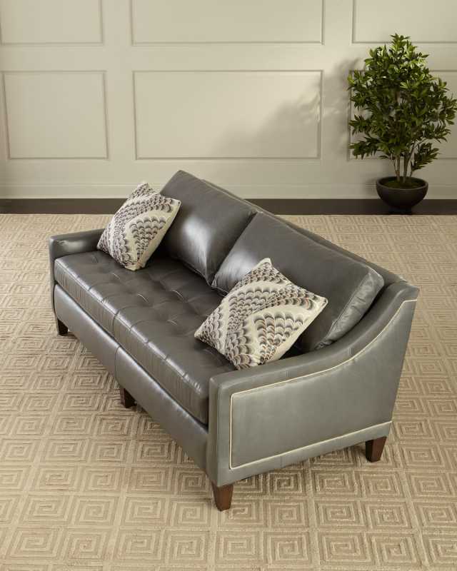 Duplessis Leather Sofa, 84