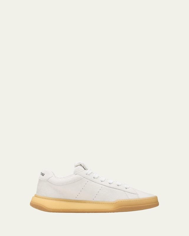 Suede Low-Top Court Sneakers