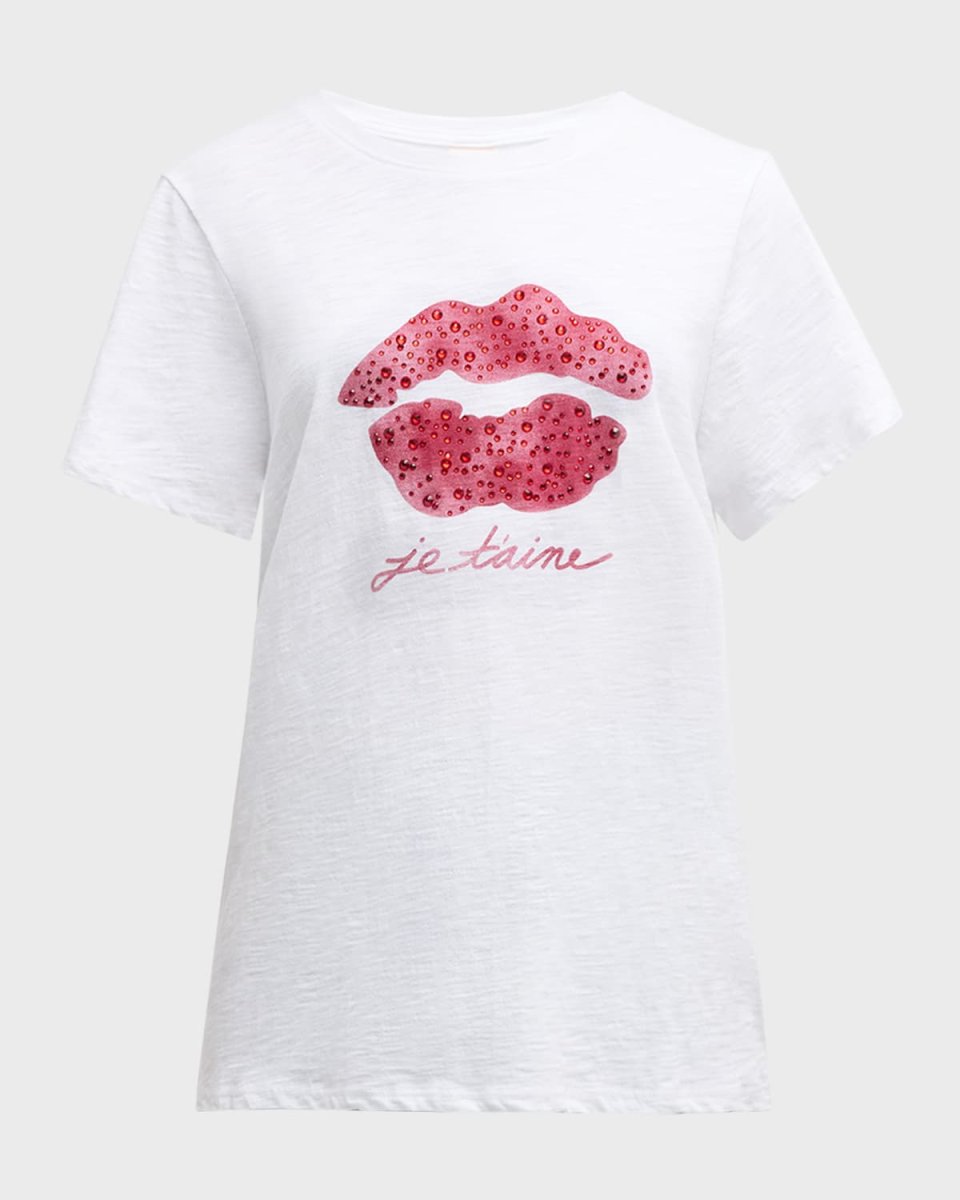 Kisses Je T'aime Shrunken T