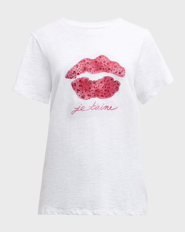 Kisses Je T'aime Shrunken T