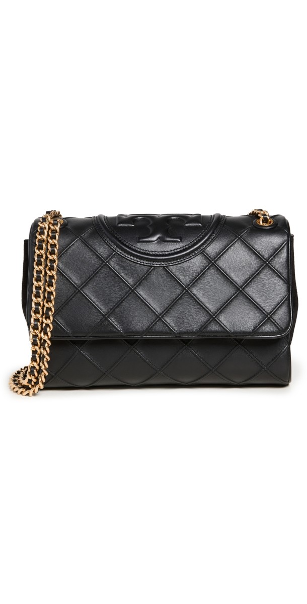 Tory Burch Fleming Soft Convertible Shoulder Bag Black