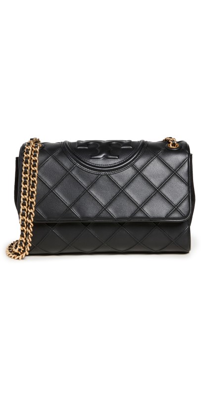 Tory Burch Fleming Soft Convertible Shoulder Bag Black
