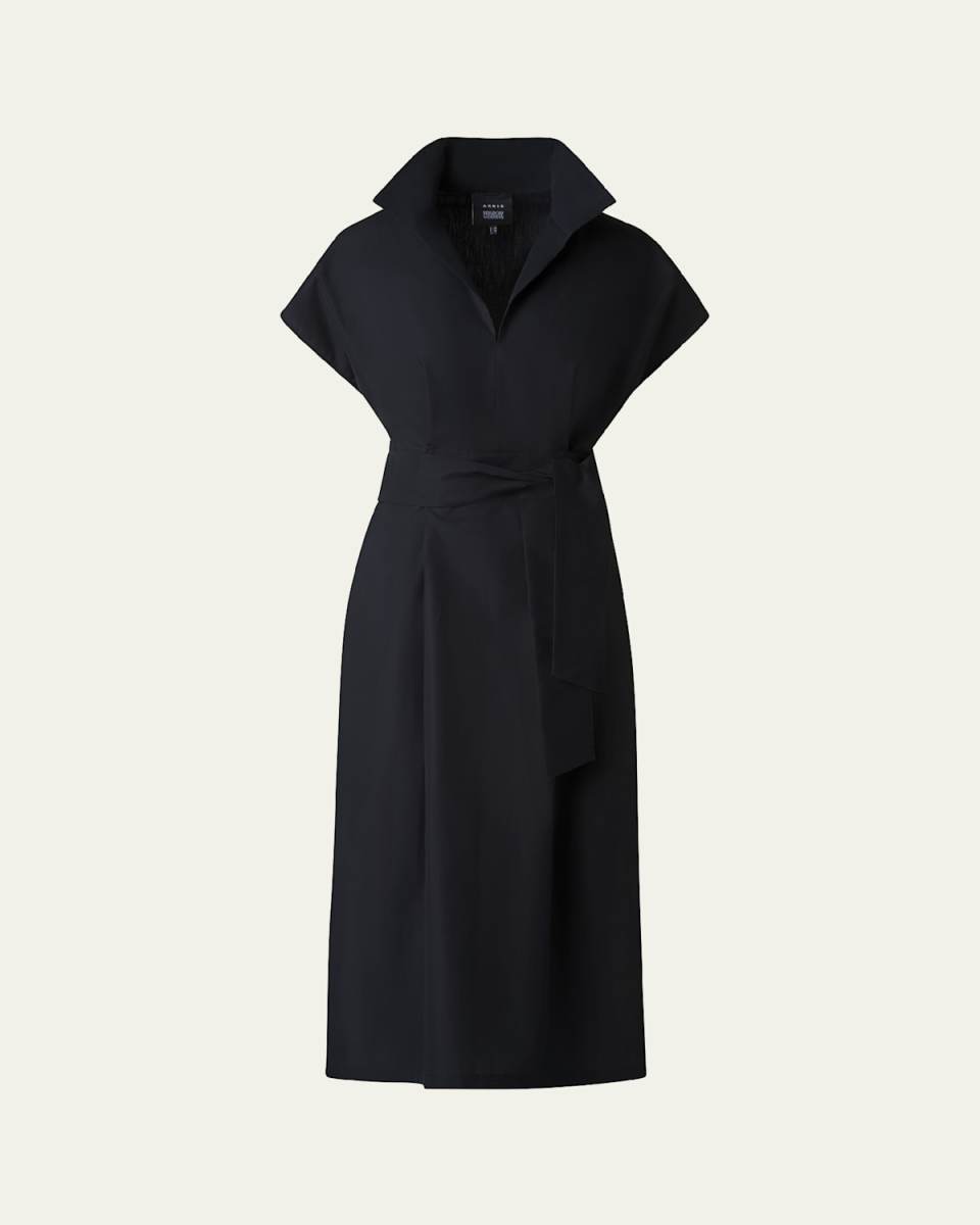 Cotton Poplin Midi Shirtdress