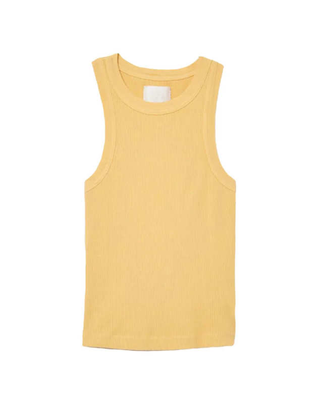 Isabel Rib Tank Tangelo