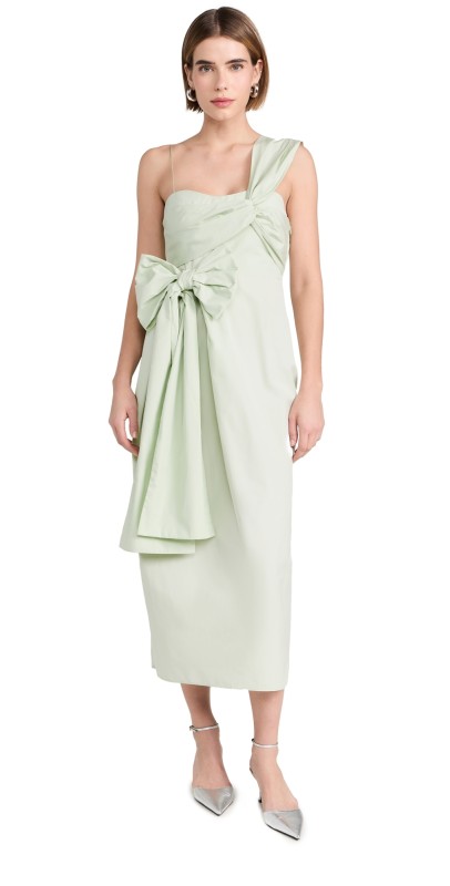 Cecilie Bahnsen Cotton Pistachio Valentina Dress Pistachio