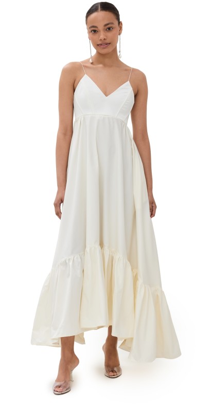 Anna October Snow Queen Maxi Dress Ivory