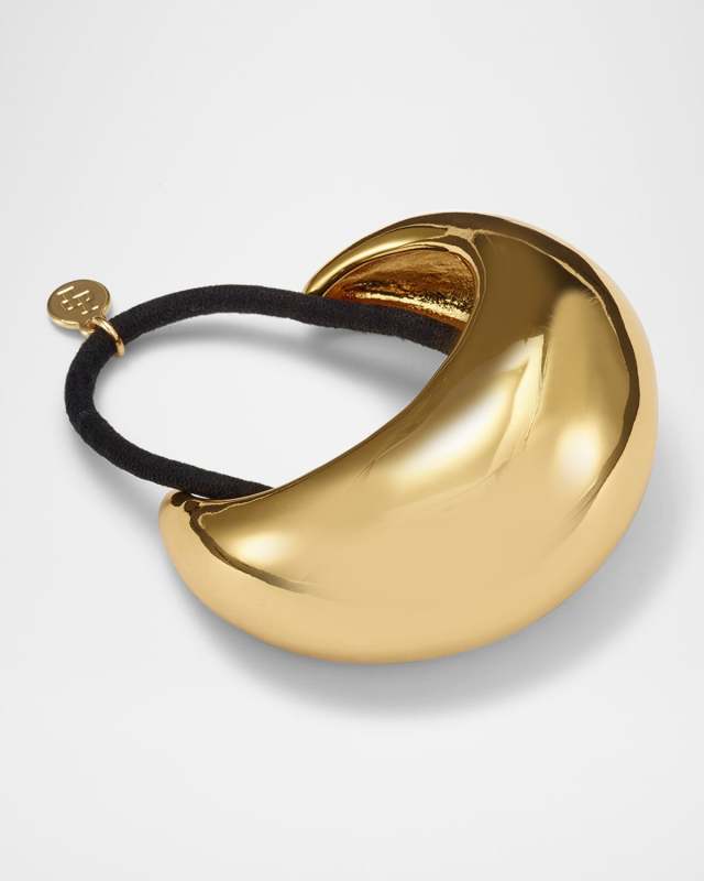 Glossy Dome Brass Pony Cuff