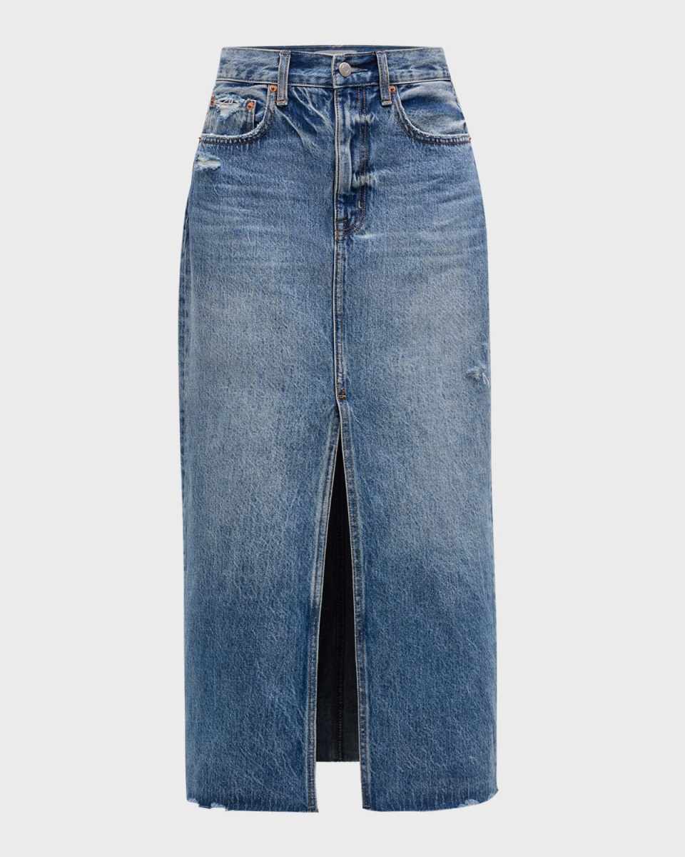 Alice Denim Midi Skirt