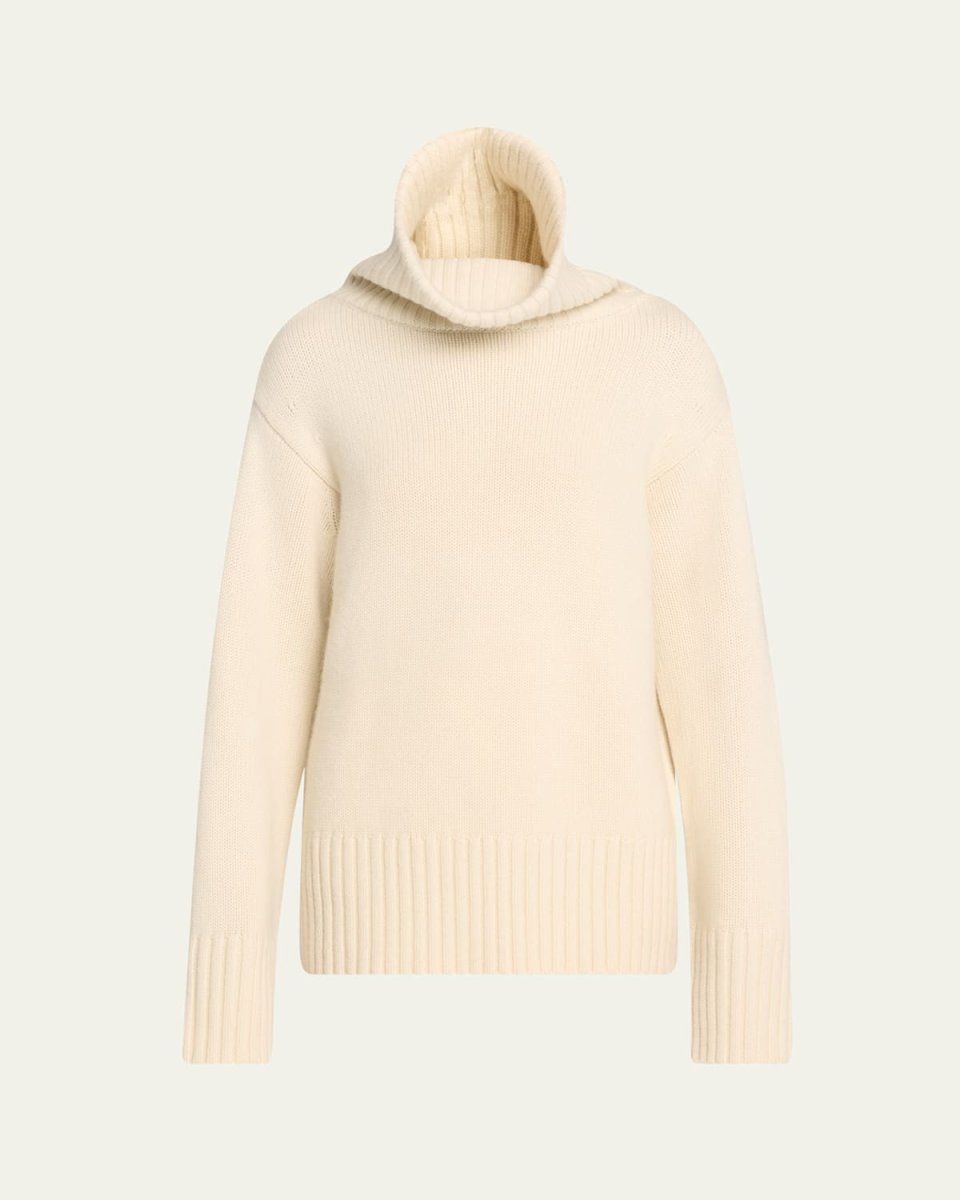 Oversized Turtleneck Cashmere Sweater