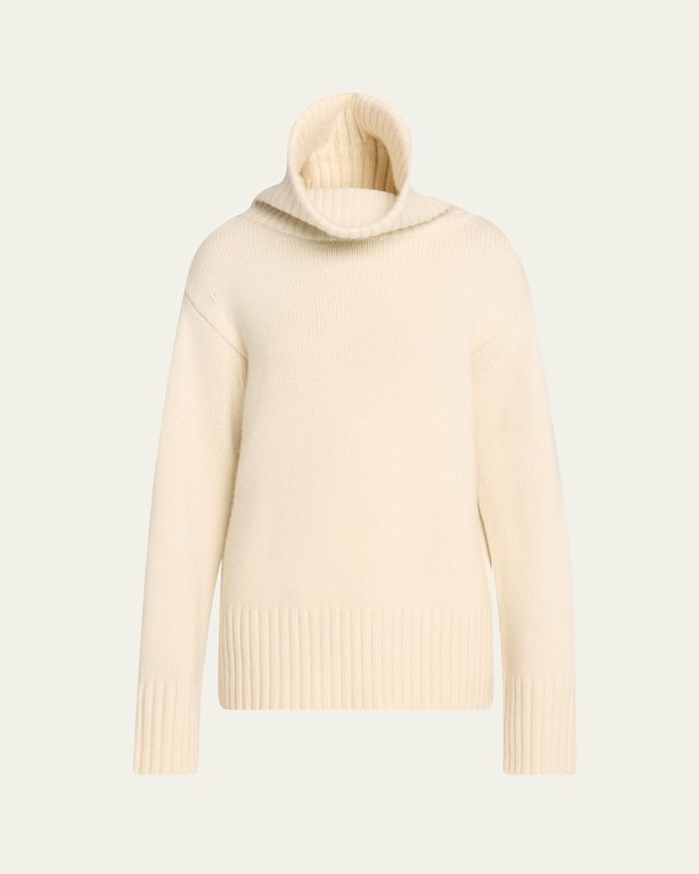 Oversized Turtleneck Cashmere Sweater