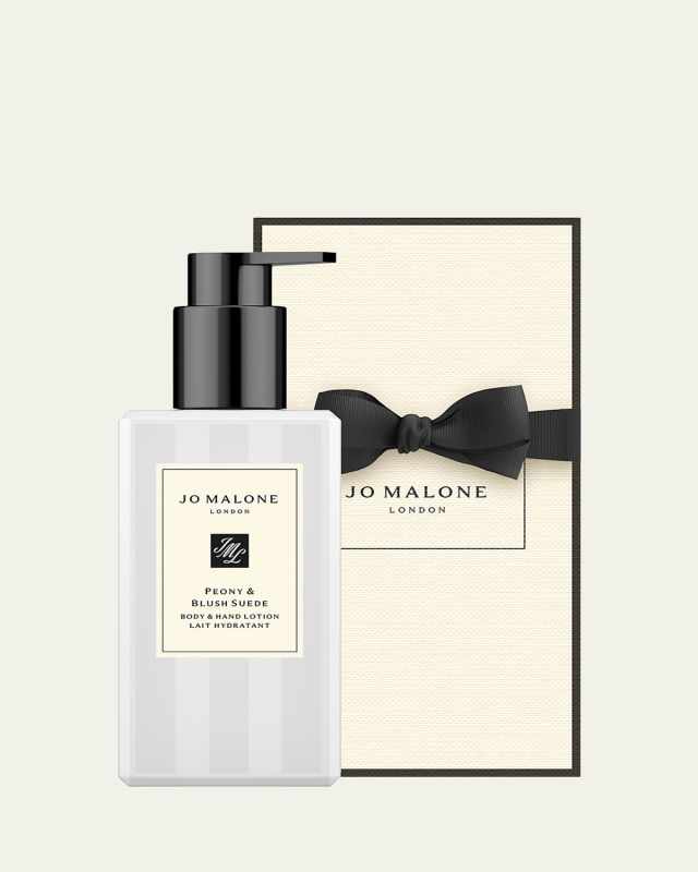 8.4 oz. Peony & Blush Suede – Body and Hand Lotion