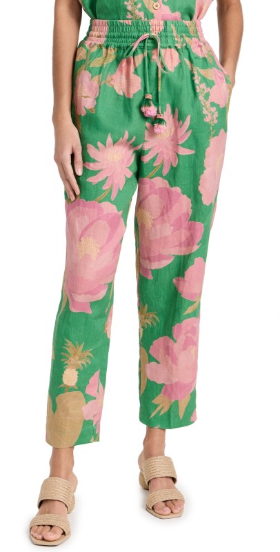 FARM Rio Winter Garden Pants Winter Garden Green
