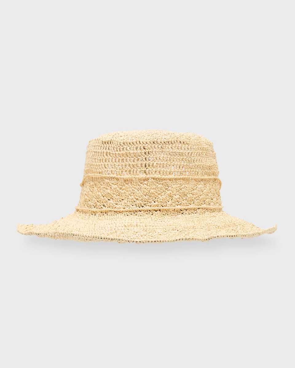 Seashells Hippie Bucket Hat With Wir