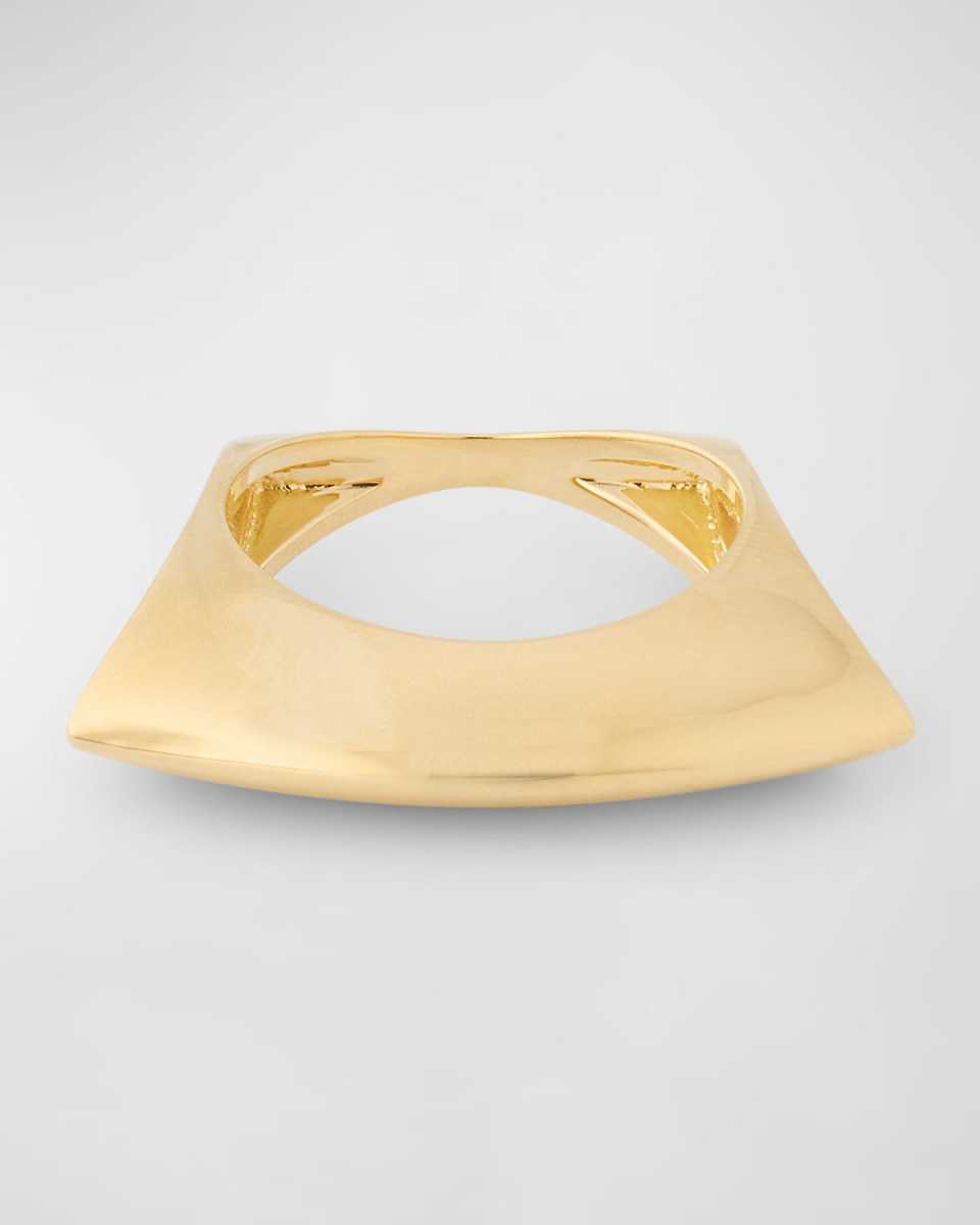 18K Yellow Gold Lotus Ring