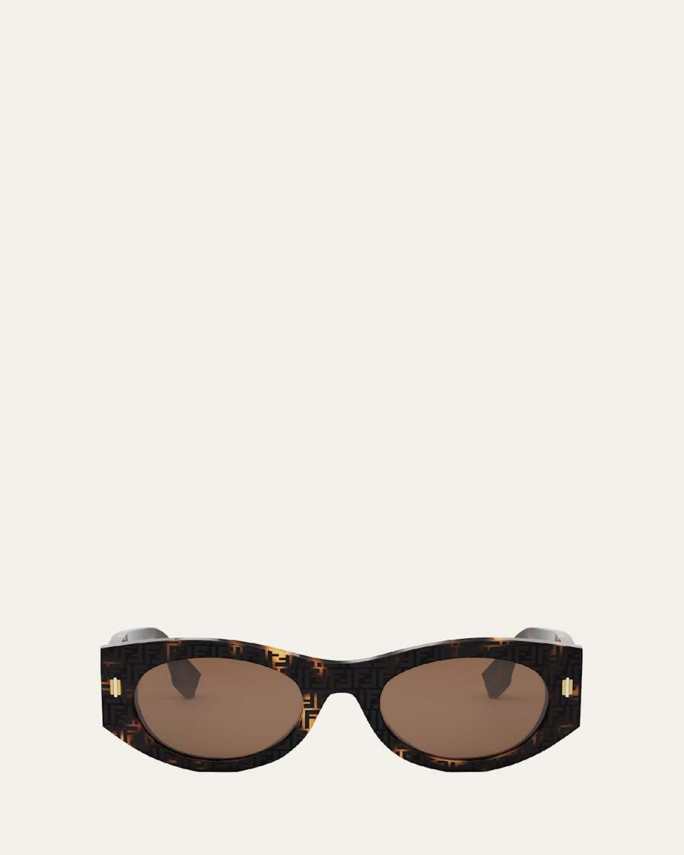Roma Oval Acetate Sunglasses