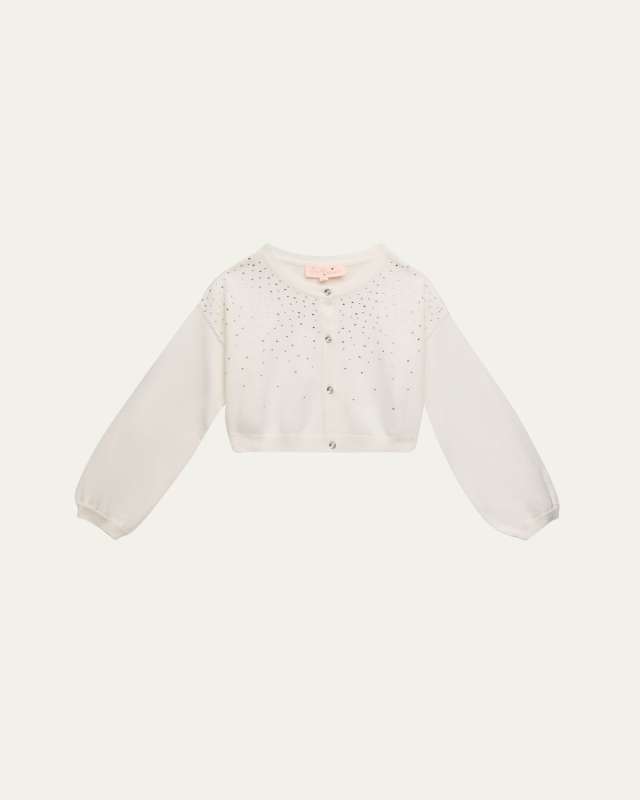 Girl's Embellished Holiday Cardigan, Size 2
