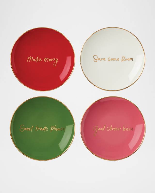 be jolly 4-piece tidbit plates